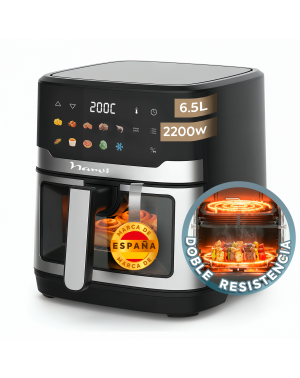 NARVI Freidora de Aire 6,5L...